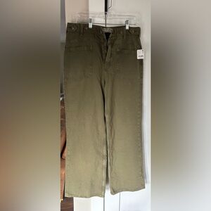 NWT Free people army green pants. Size 30